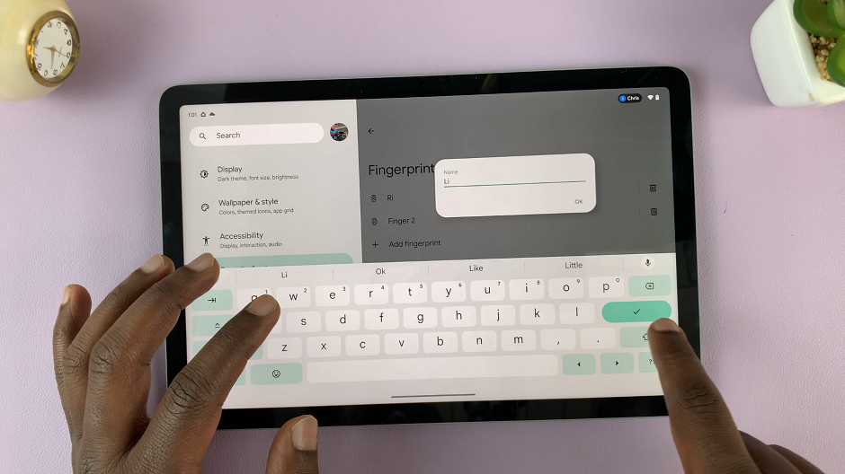 How To Rename Fingerprint On Google Pixel Tablet