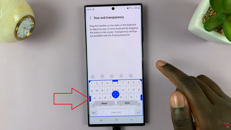  Change Keyboard Transparency and Size On Samsung Galaxy S23