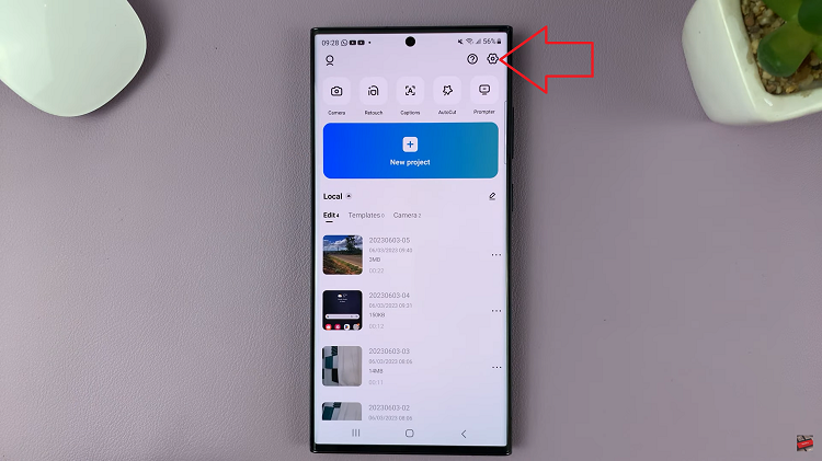 Change Language In CapCut App