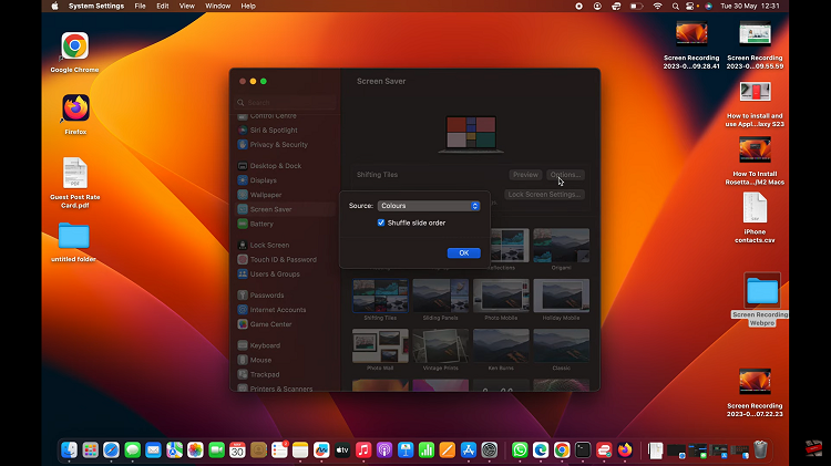 Change Screensaver On Mac MacBook
