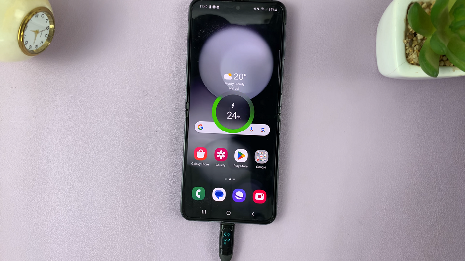 Connect To Samsung Galaxy Z Flip 5 To Computer With Cable