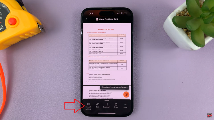 Convert PDF To Word On iPhone