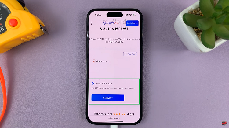 Convert PDF To Word On iPhone