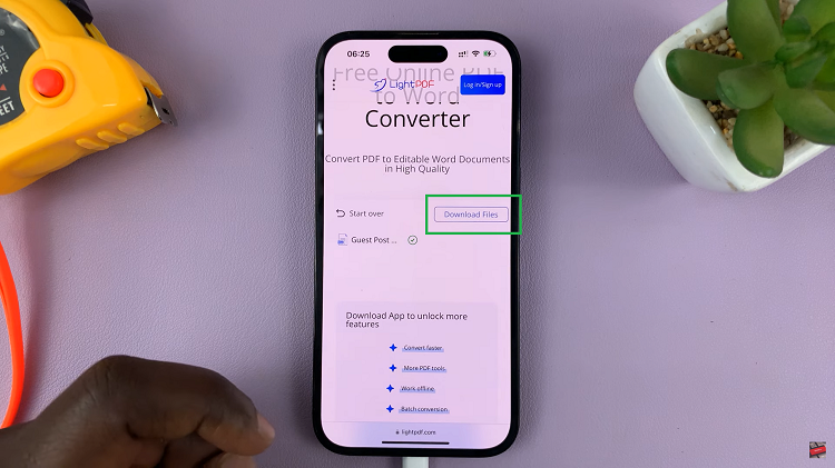 Convert PDF To Word On iPhone