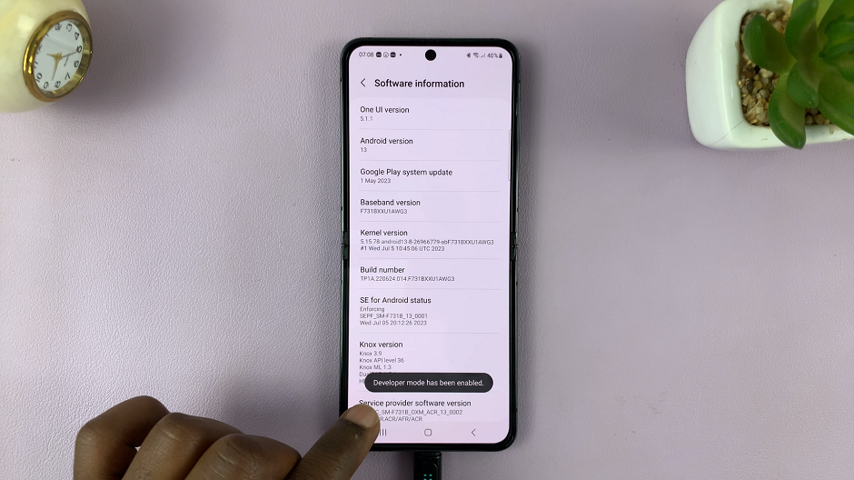 How To Enable Developer Mode On Samsung Galaxy Z Flip 5
