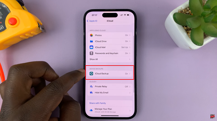 Disable Back Up Over Mobile Data On iPhone