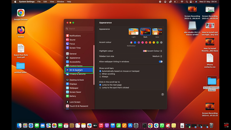Disable 'Hey Siri' On Mac MacBook