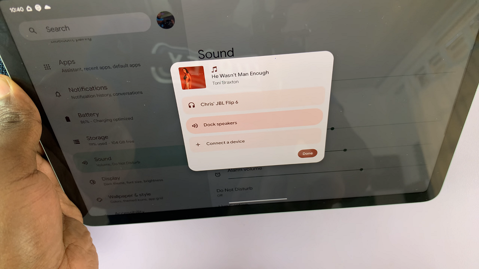 How To Use Dock Speakers On Google Pixel Tablet