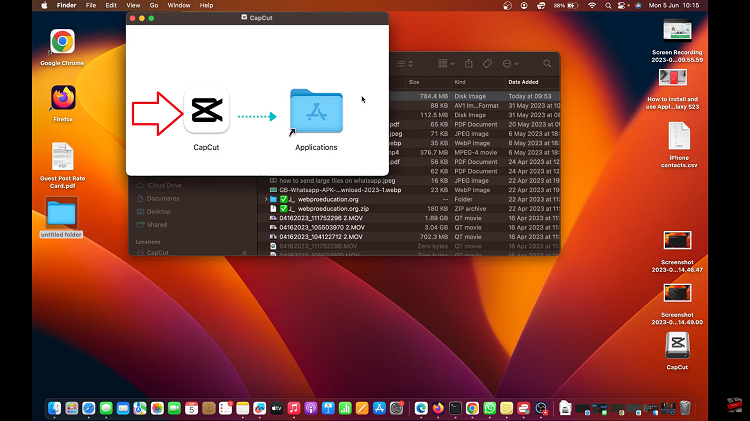 Download and Install CapCut On iMac MacBook