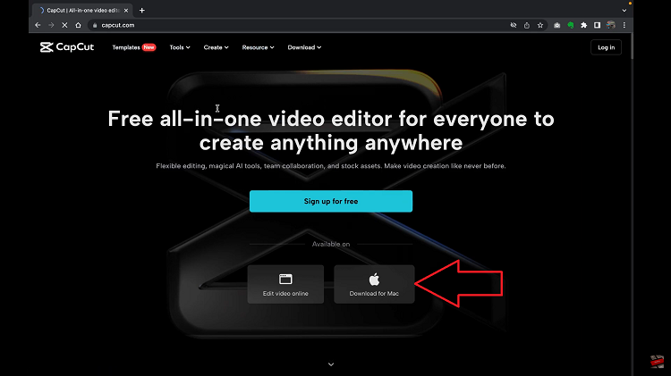 Download and Install CapCut On iMac MacBook