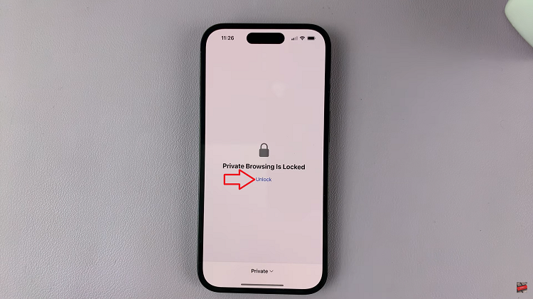  Enable Private Browsing With Face ID In Safari