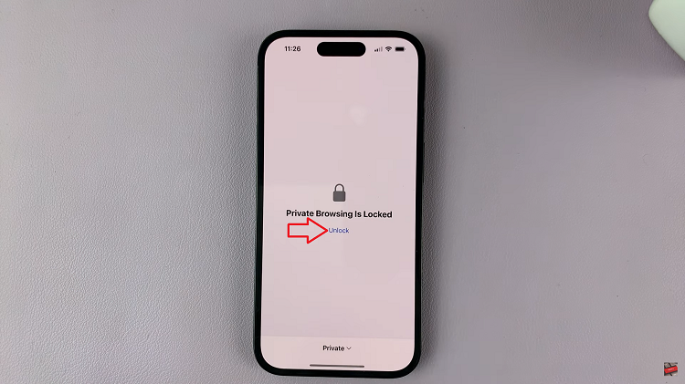Enable Private Browsing With Face ID In Safari