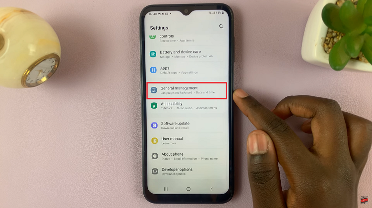 Enable Split Keyboard In Landscape View On Samsung Galaxy A14