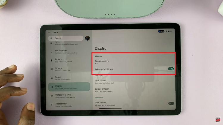 How To Adjust Screen Brightness On Google Pixel Tablet