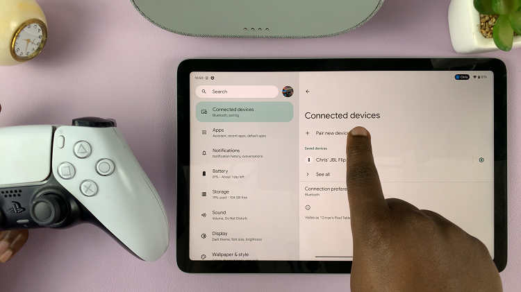 How To Connect PS5 Controller To Google Pixel Tablet