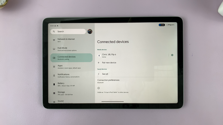 How To Disconnect & Forget Bluetooth Devices On Google Pixel Tablet