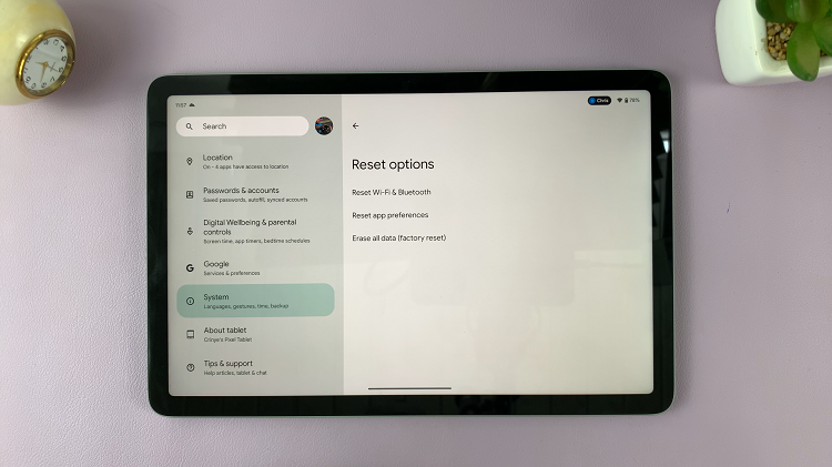 How To Factory Reset Google Pixel Tablet