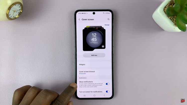 How To Hide Notifications On Samsung Galaxy Z Flip 5 Cover Screen