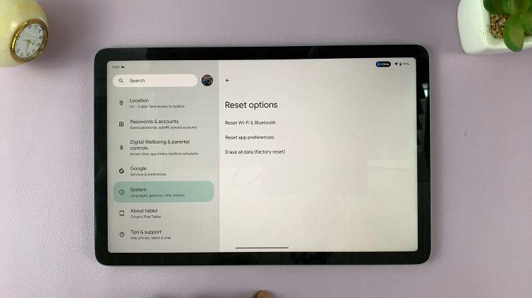 How To Reset Network Settings On Google Pixel Tablet