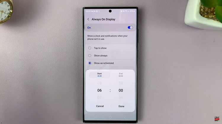 How To Schedule Always On Display On Samsung Galaxy S23