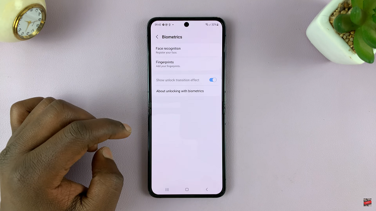How To Set Up Fingerprint On Samsung Galaxy Z Flip 5