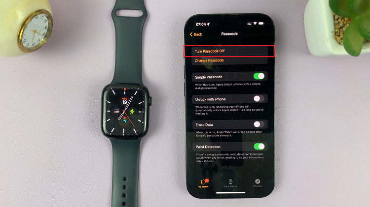 How To Turn Off Passcode On Apple Watch