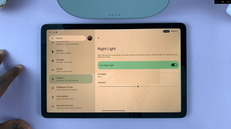 How To Turn On Night Light On Google Pixel Tablet
