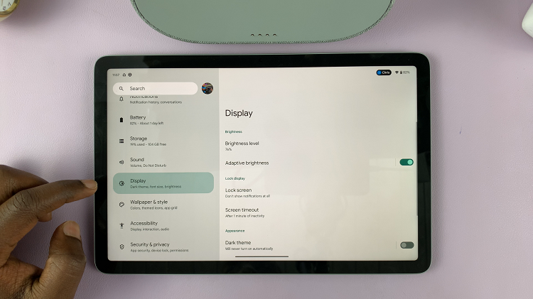 How To Turn On Night Light On Google Pixel Tablet