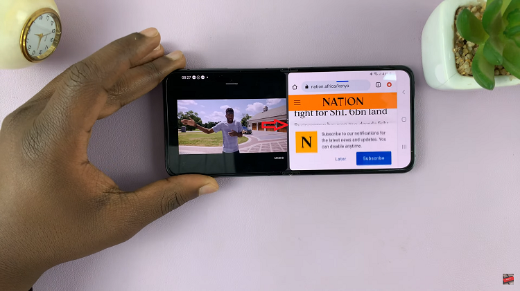 How To Use Split Screen On Samsung Galaxy Z Flip 5