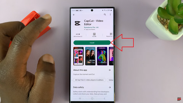 Install CapCut App On Android