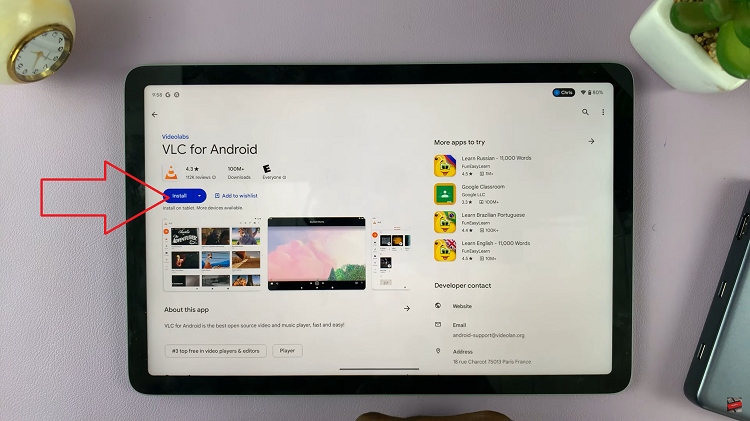 Install VLC Media Player On Google Pixel Tablet