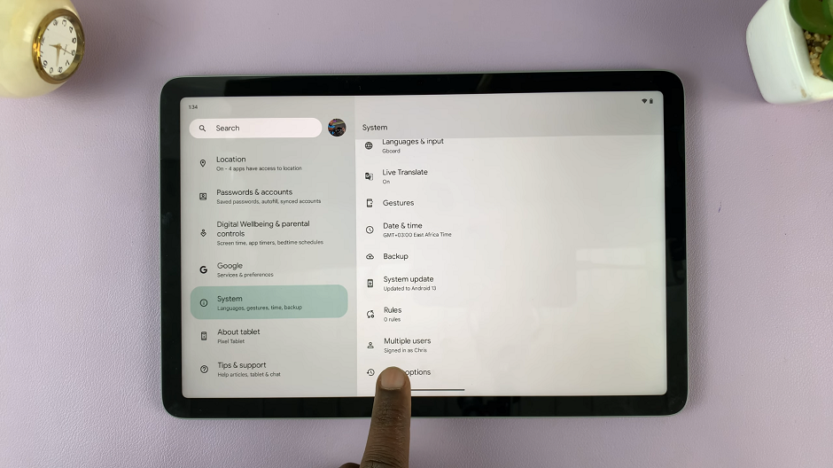Multiple Users On Google Pixel Tablet