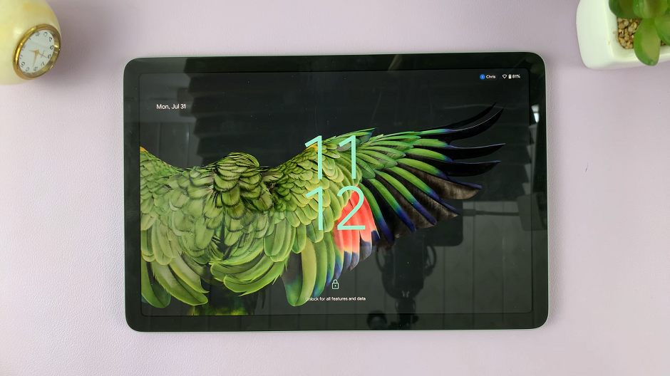 Turn ON Google Pixel Tablet