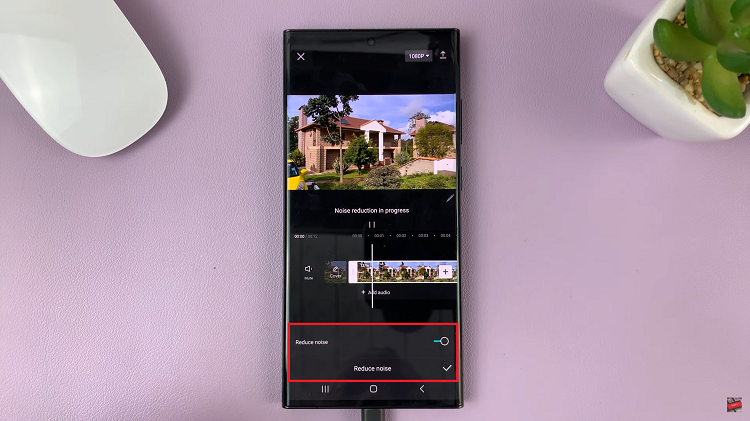 Reduce Background Noise In CapCut