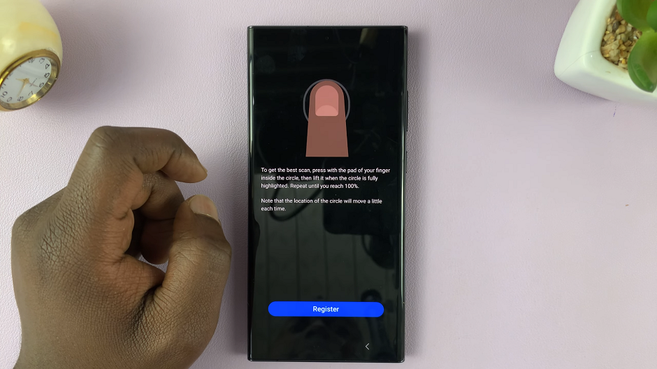 Add Another Fingerprint On Samsung Galaxy S23, S23+ and S23 Ultra