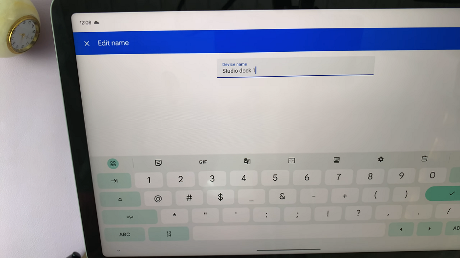 How To Rename Dock On Google Pixel Tablet