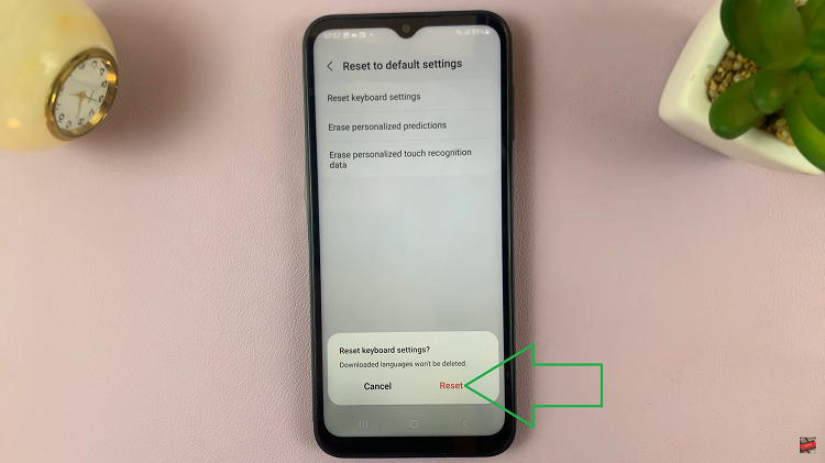  Reset Keyboard Back To Default Settings On Samsung Galaxy A14