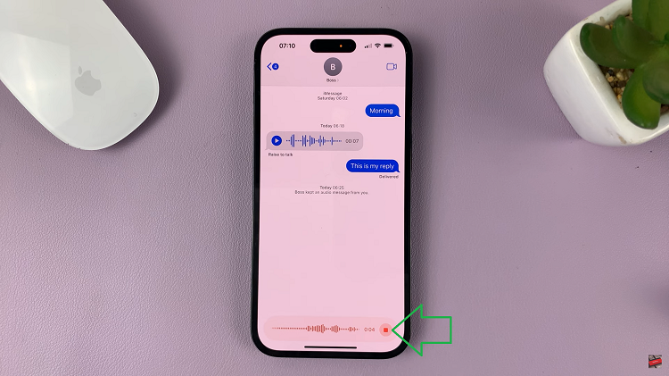Send Audio Messages On iOS 17