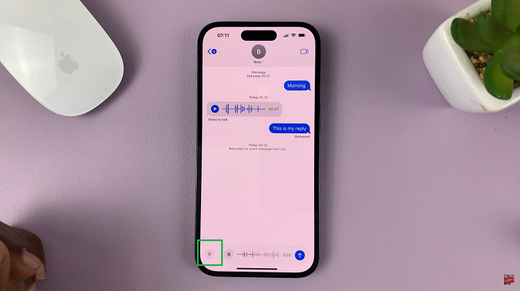 Send Audio Messages On iOS 17
