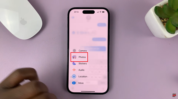 Send Photos & Videos In iMessage