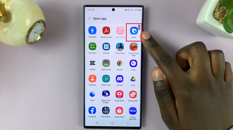 Set Side Key Double Press To Open Bixby On Samsung Galaxy S23