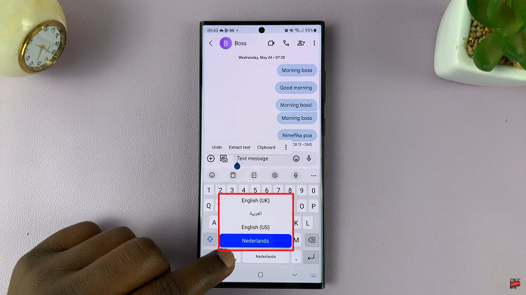 Switch Languages On Keyboard Of Samsung Galaxy S23
