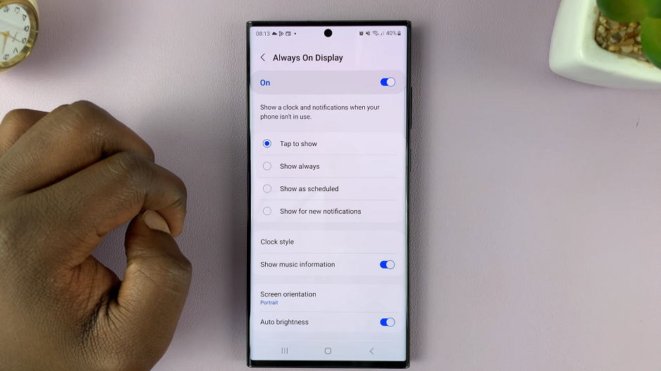 How To Tap To Show Always On Display On Samsung Galaxy S23, S23+ and S23 Ultra