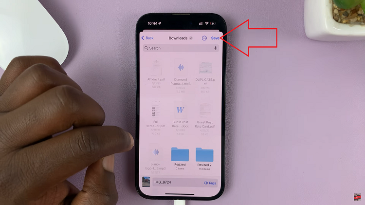 Transfer Photos and Videos From Photos App To Files App