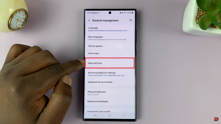 Turn Automatic Time Zone ON & OFF On Samsung Galaxy S23s