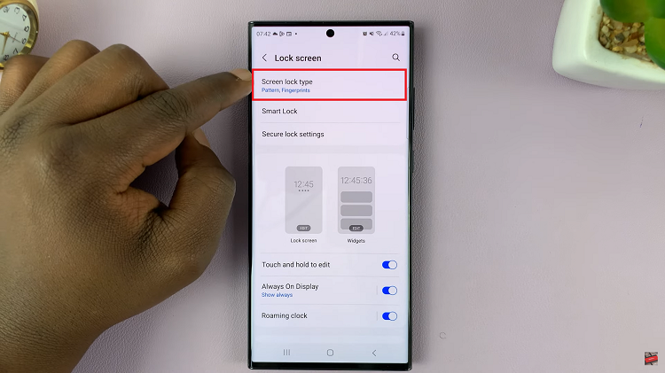Turn Fingerprint On & Off On Samsung Galaxy