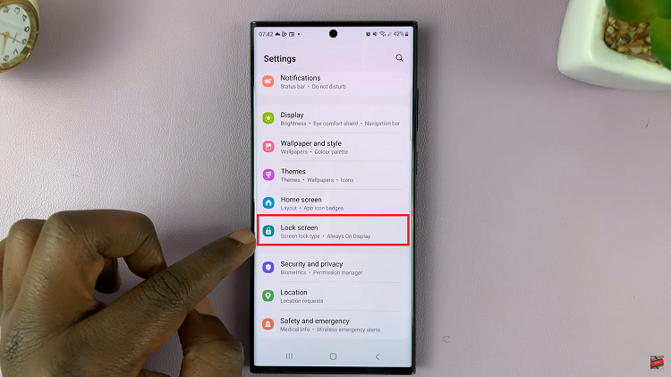 Turn Fingerprint On & Off On Samsung Galaxy