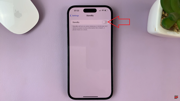 Turn Off Standby Mode On iPhone