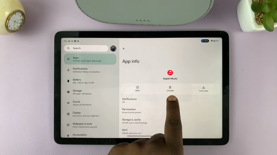 How To Uninstall Apps From Settings On Google Pixel Tablet