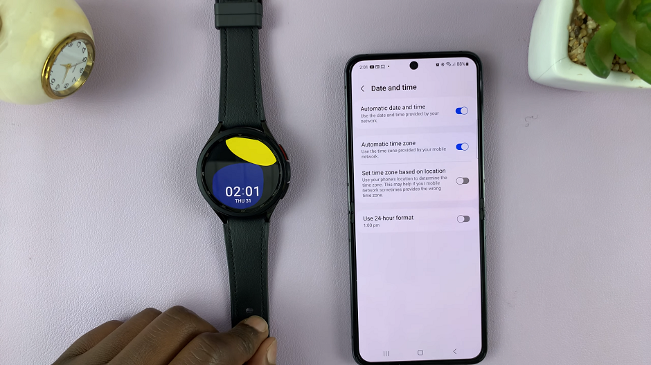 How To Change Time Format To 12HR Format On Samsung Galaxy Watch 6/6 Classic